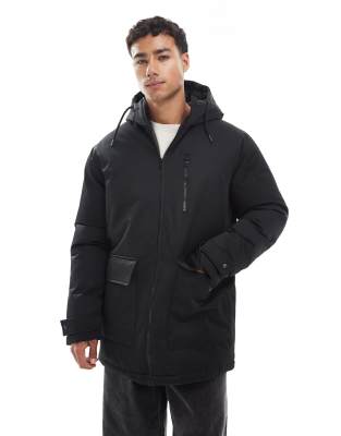 Parka in Schwarz Schwarz XS