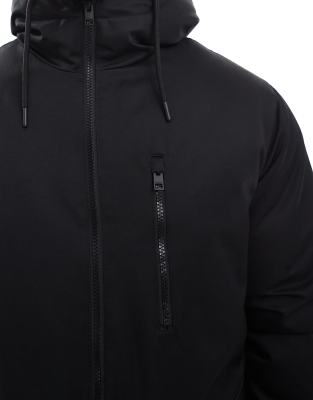 Jack & Jones Parka Jacket In Black