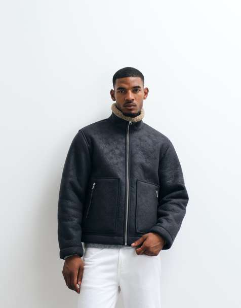 Jack & Jones parka jacket in black - view 1