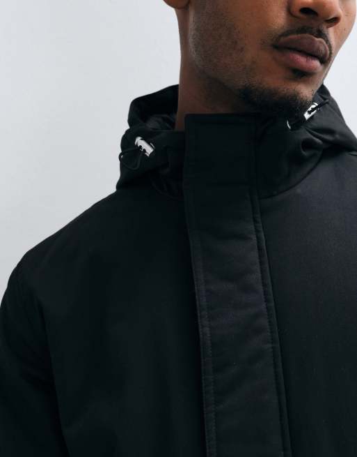 Jack & Jones parka jacket in black, 3 of 5
