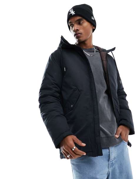 Parka sans best sale fourrure homme