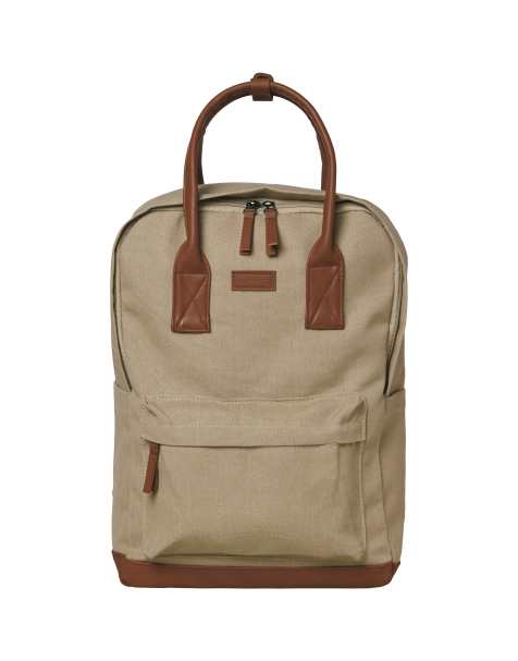 Jack & Jones Pascal backpack in beige - view 1