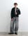 Jack & Jones patch worker jacket in black