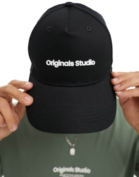 Jack & Jones - Pet met 'Originals'-logo in zwart - view 1