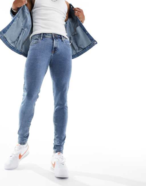 Jack & Jones - Pete - Toelopende jeans in middenblauw, 5 van 5