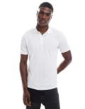 [Jack & Jones] Jack & Jones pique polo in white S White