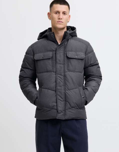 Jack & Jones - Piumino grigio scuro mélange - view 1