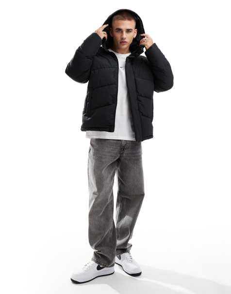 Jack & Jones - Piumino nero con cappuccio - view 1