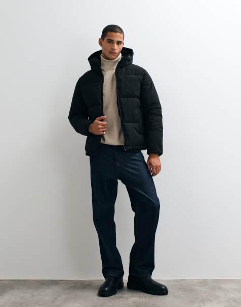 Jack & Jones - Piumino nero con cappuccio - view 1