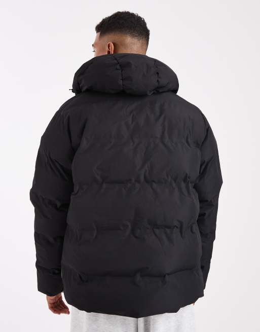 Jack & Jones - Piumino spesso nero con cappuccio, 3 di 5