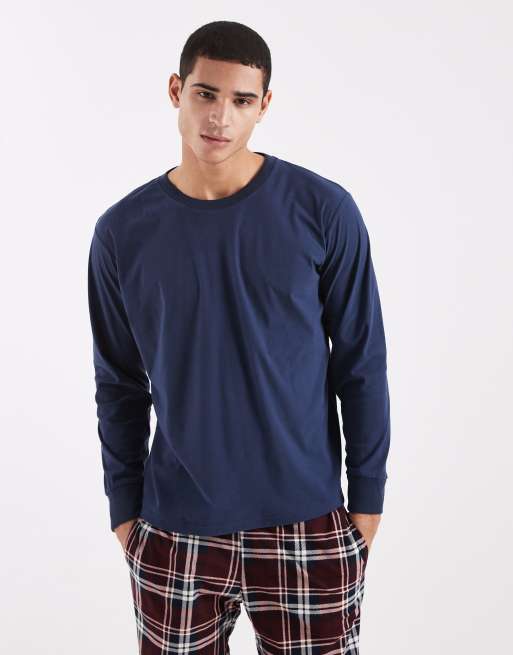 Jack & Jones – Piżama ze spodniami w bordową kratkę, 2 z 4