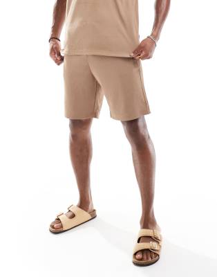 Jack & Jones Plisse Shorts In Green