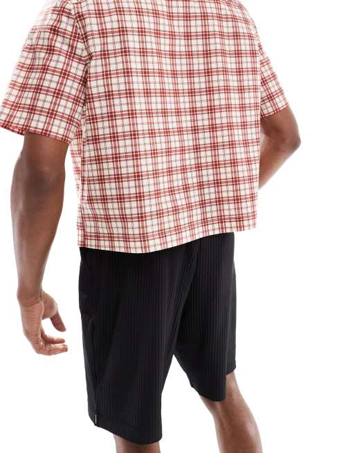 Jack & Jones - Plissé shorts in zwart, 5 van 5