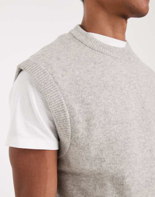 Jack & Jones - Pluizig gebreid hemd in grijs, 5 van 5
