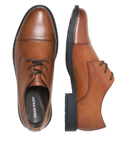 Jack & Jones pæne sko i cognac, 3 af 7