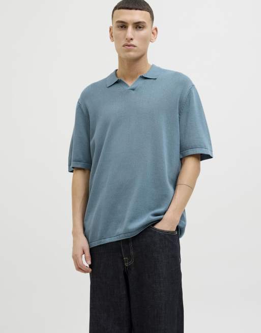 Jack & Jones - Polo color oceano
