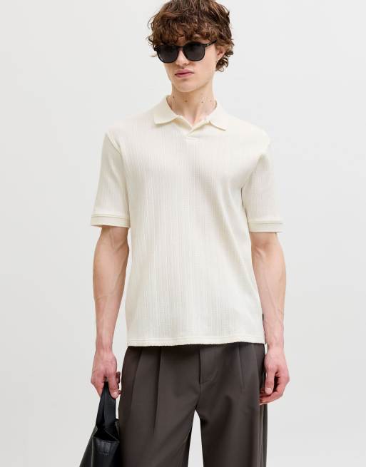 Jack & Jones - Polo colore cloud dancer