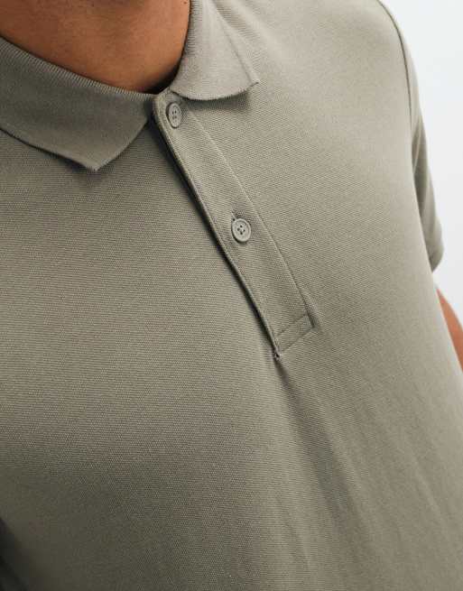 Jack & Jones - polo de piqué verde, 4 de 5