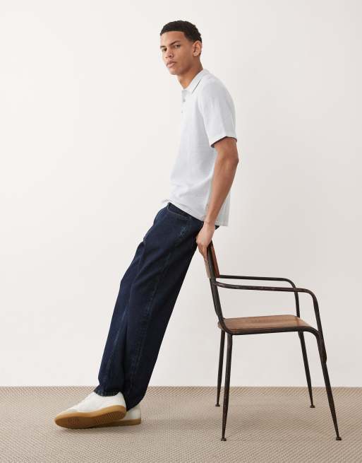 Jack & Jones - Polo en maille à manches courtes - Bleu, 2 de 5