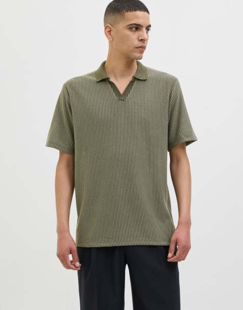 Jack & Jones Polo in dried sage - view 1