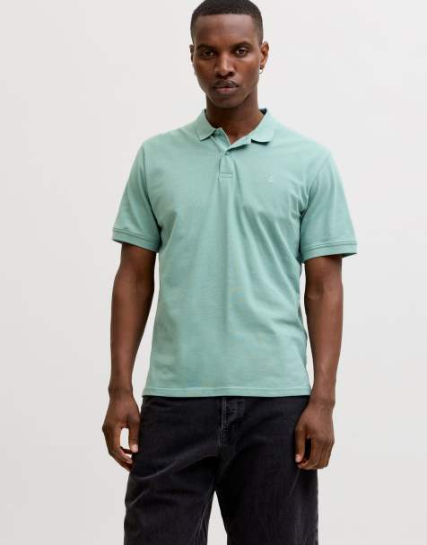 Jack & Jones Polo in mineral blue - view 1
