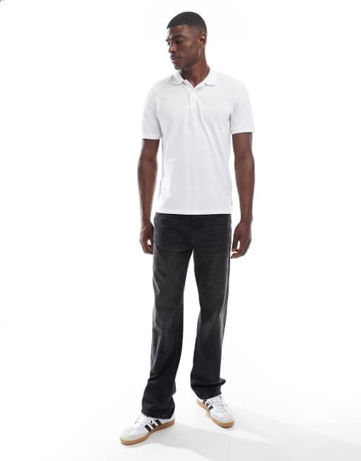 Jack & Jones - Polo in piqué bianca, 3 di 4