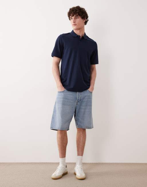 Jack & Jones - Polo met korte mouwen in marineblauw, 2 van 5