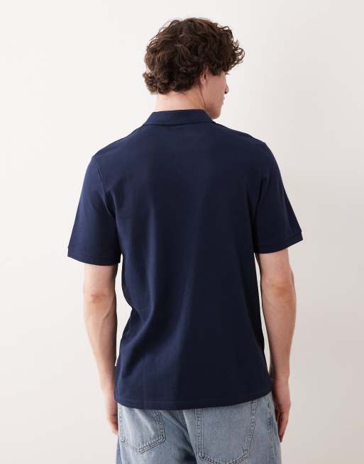 Jack & Jones - Polo met korte mouwen in marineblauw, 4 van 5