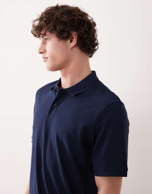 Jack & Jones - Polo met korte mouwen in marineblauw, 5 van 5