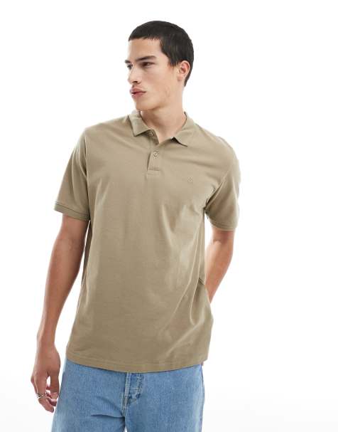 Jack & Jones - Polo met logo in beige - view 1
