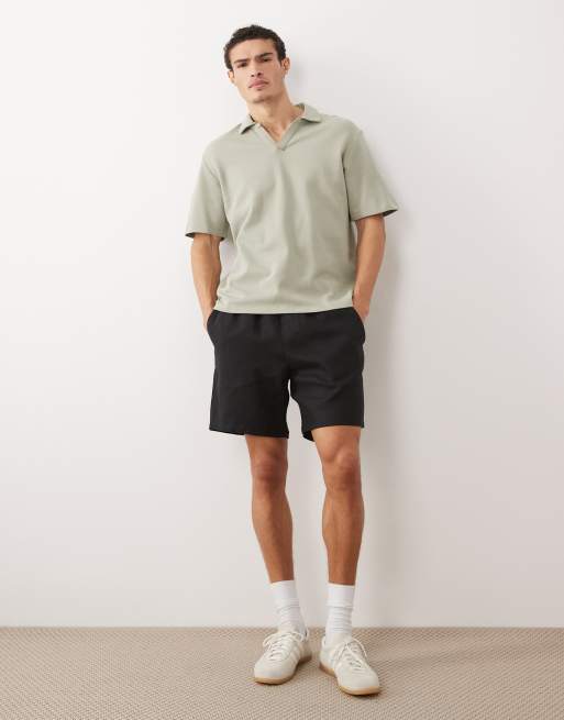 Jack & Jones - Polo met split in de hals in saliegroen, 2 van 5