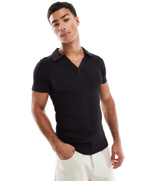 Jack & Jones - Polo moulant - Noir - view 1