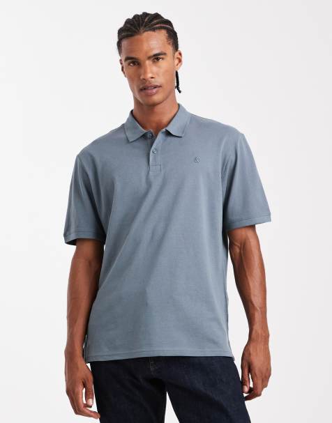 Jack & Jones polo shirt in teal - view 1