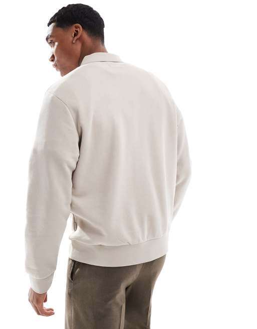 Jack & Jones polo sweat in beige, 4 of 4