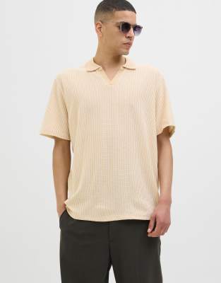 Jack & Jones – Polohemd in Beige