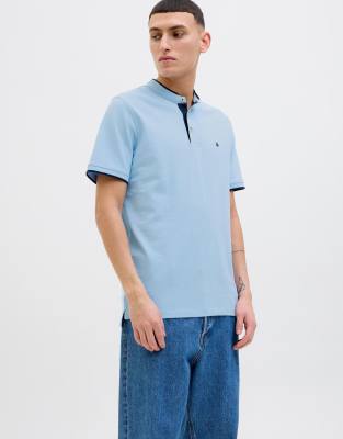 Jack & Jones – Polohemd in Blau