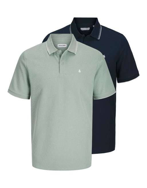 Jack & Jones – Polohemd in Eisberg-Grün