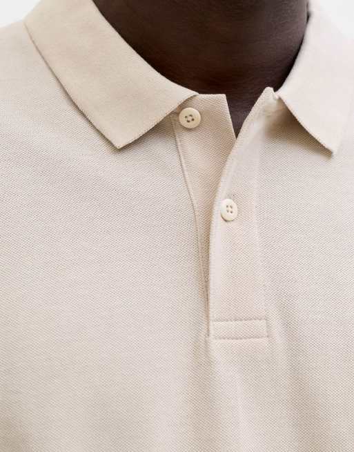 Jack & Jones – Polohemd in Mondstrahl-Beige, 4 von 7