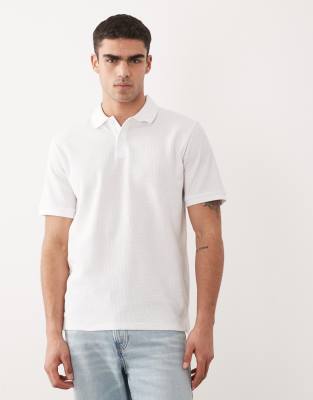 Jack & Jones Herren Weiß "Jjeaustin Polo Ss Noos" Materialmix, Regular Fit - Bild 10