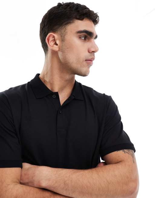 Jack & Jones - Poloshirt in zwart, 3 van 4
