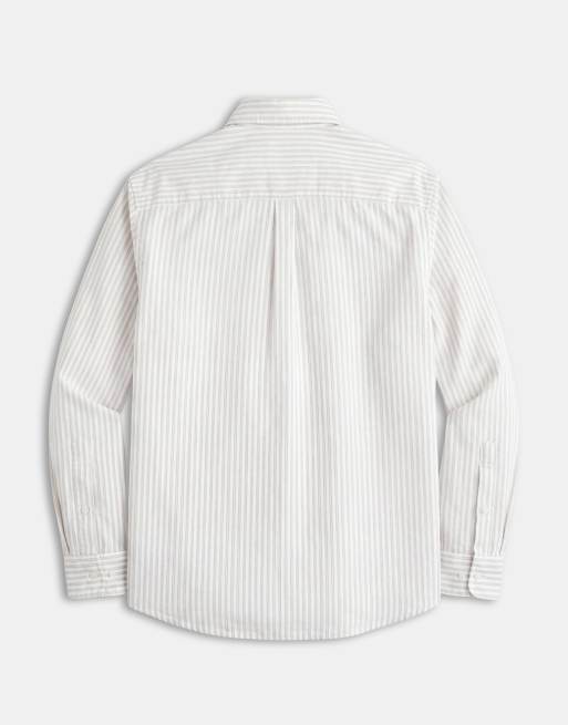 Jack & Jones poplin stripe shirt in white, 7 of 9