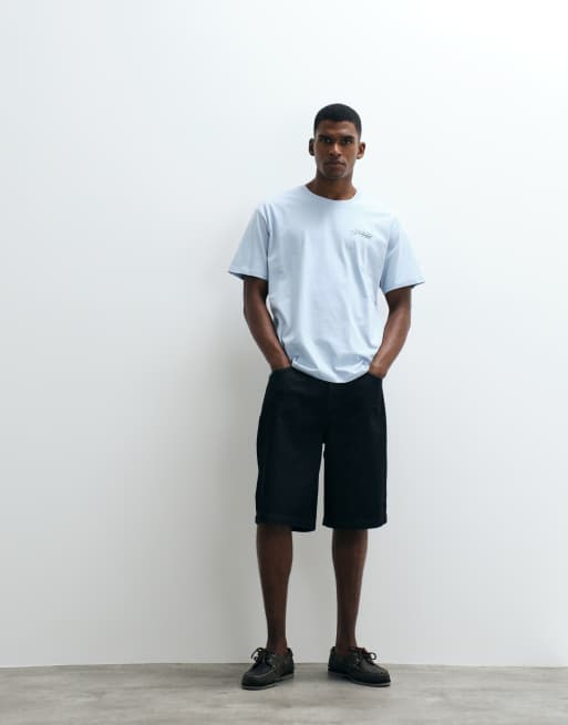 Jack & Jones Portugal summer backprint t-shirt in blue, 2 of 5