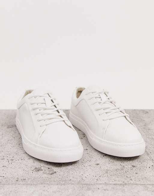 Jack & Jones Premium – Białe buty sportowe z imitacji skóry, 3 z 4