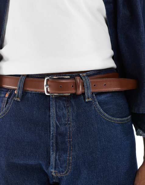 Jack & Jones Premium - Ceinture en cuir - Marron - view 1