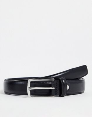 Jack & Jones premium leather belt in black - ASOS Price Checker