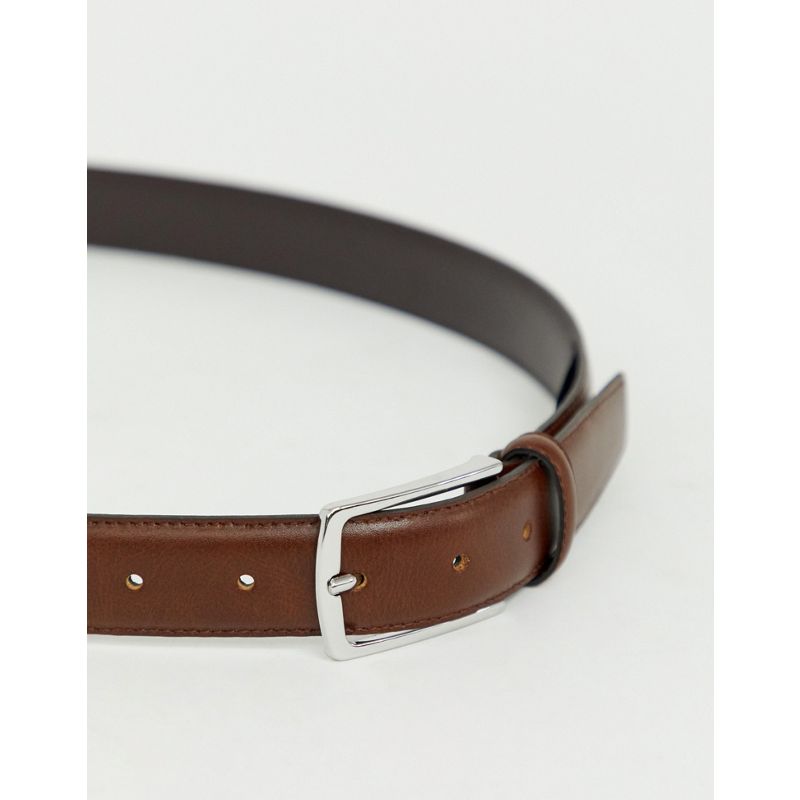 Accessori Uomo Jack & Jones Premium - Cintura in pelle marrone
