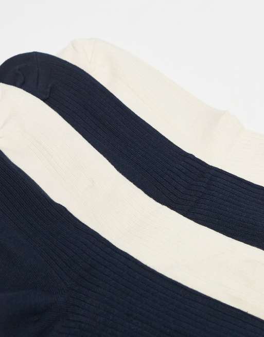 Jack & Jones Premium - Confezione da 2 paia di calzini color crema e nero, 2 di 3