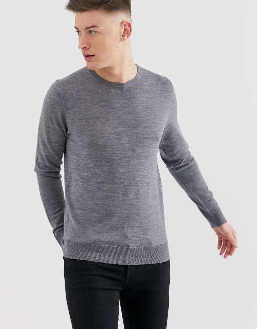 Jack & Jones premium crew neck knit | ASOS