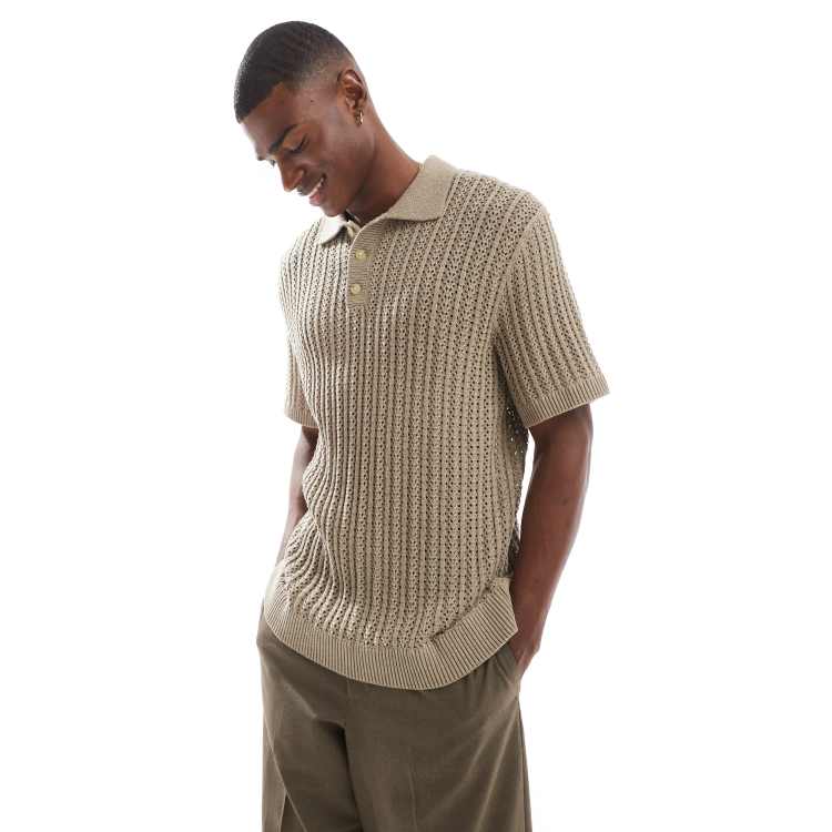 【公式】フジのお歳暮・冬ギフト Jack ASOS | tan in shirt polo knitted crochet Premium Jones & トップス