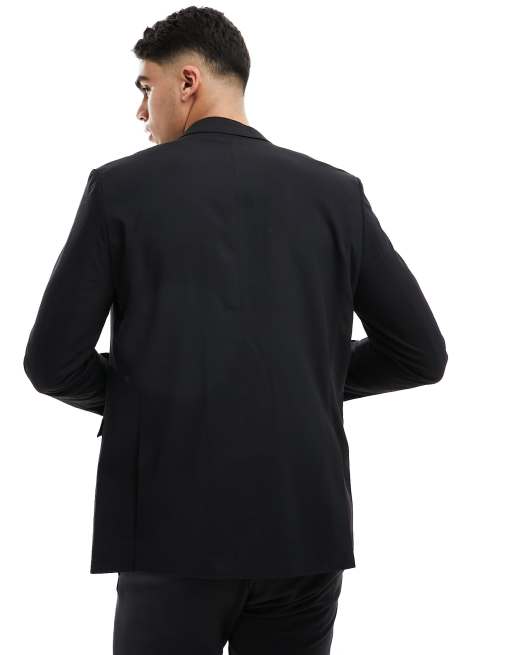 Jack & Jones Premium – Czarna dwurzędowa marynarka garniturowa, 2 z 5